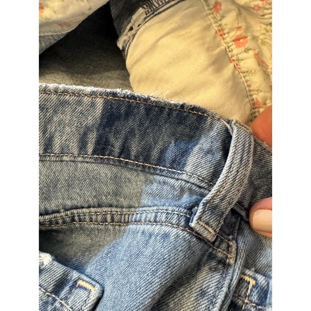 Hollister Jeans Sz 12R Blue Low Rise Baggy Wide Leg Denim Relaxed Fit Casual - Picture 3 of 7
